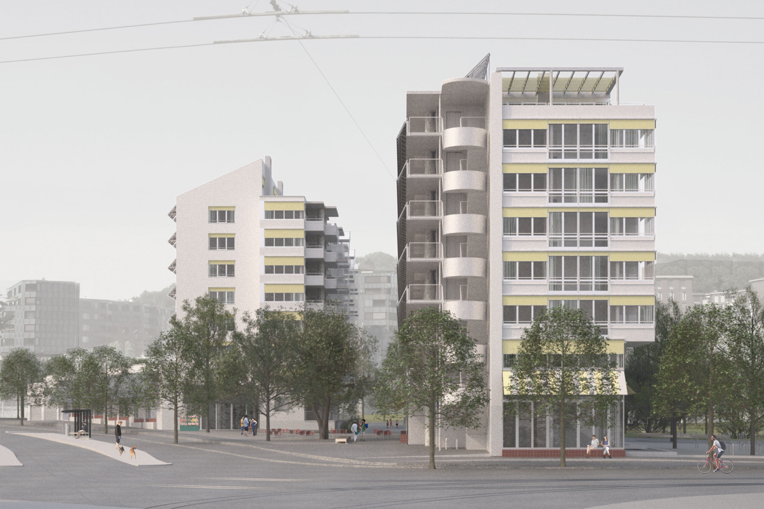 Hofwiesenstrasse 185, 187, 189, 191